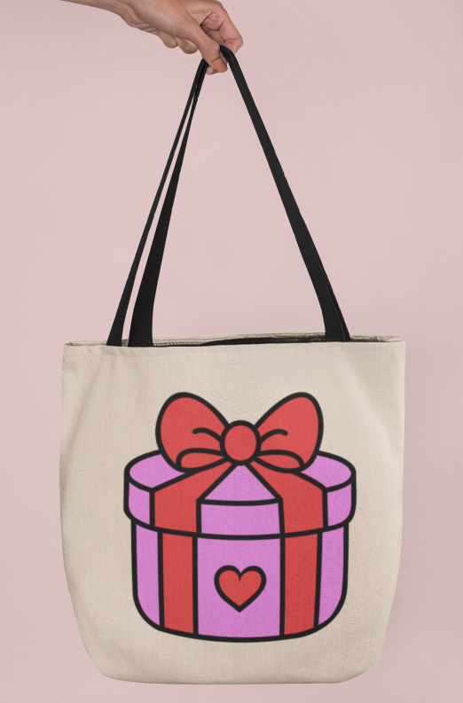 Valentines Present SVG: Valentines Cut File (Digital Download)