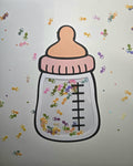 Baby bottle Shaker, Baby shower Shaker, Cricut Cut files, Silhouette Cut Files, Instant Download