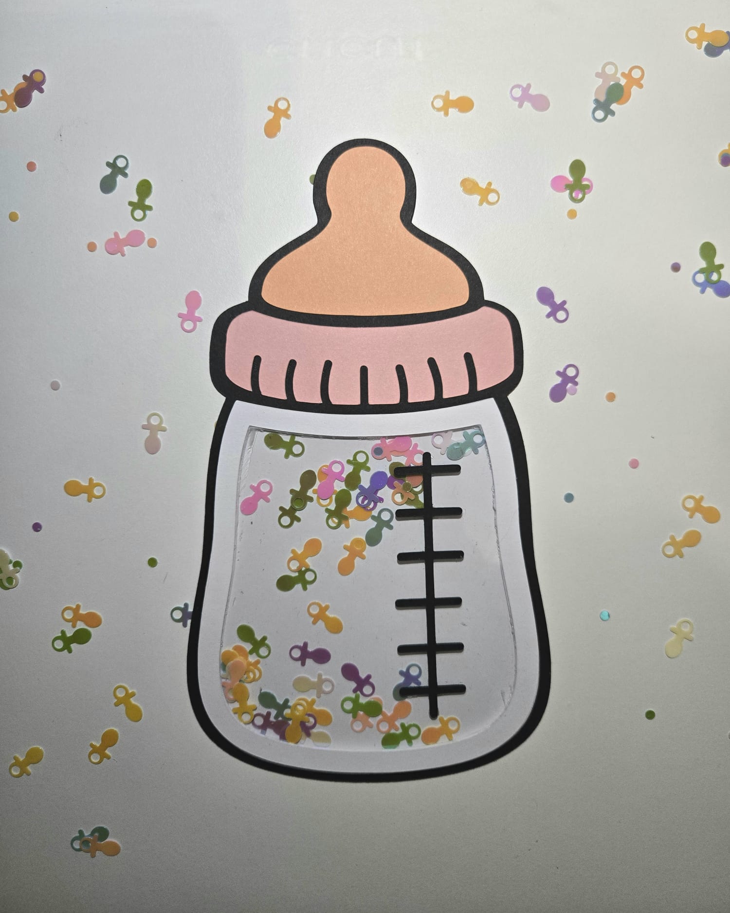 Baby bottle Shaker, Baby shower Shaker, Cricut Cut files, Silhouette Cut Files, Instant Download