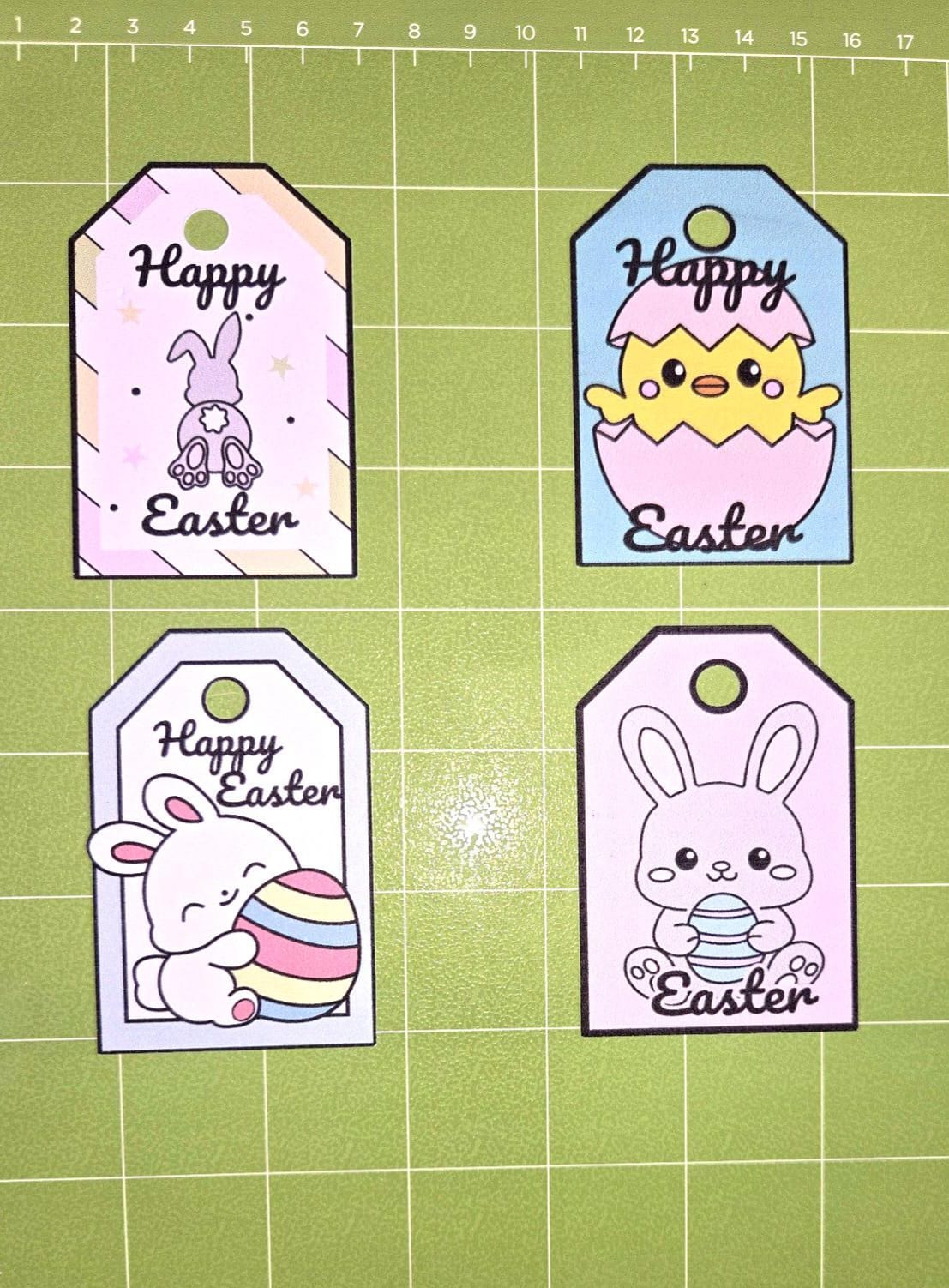 Cute Easter Gift Tags Printable – Bunny & Chick Easter Tags for Gifts, Pastel Easter Favor Tags