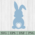 Easter Bunny SVG: Valentines Cut File (Digital Download)