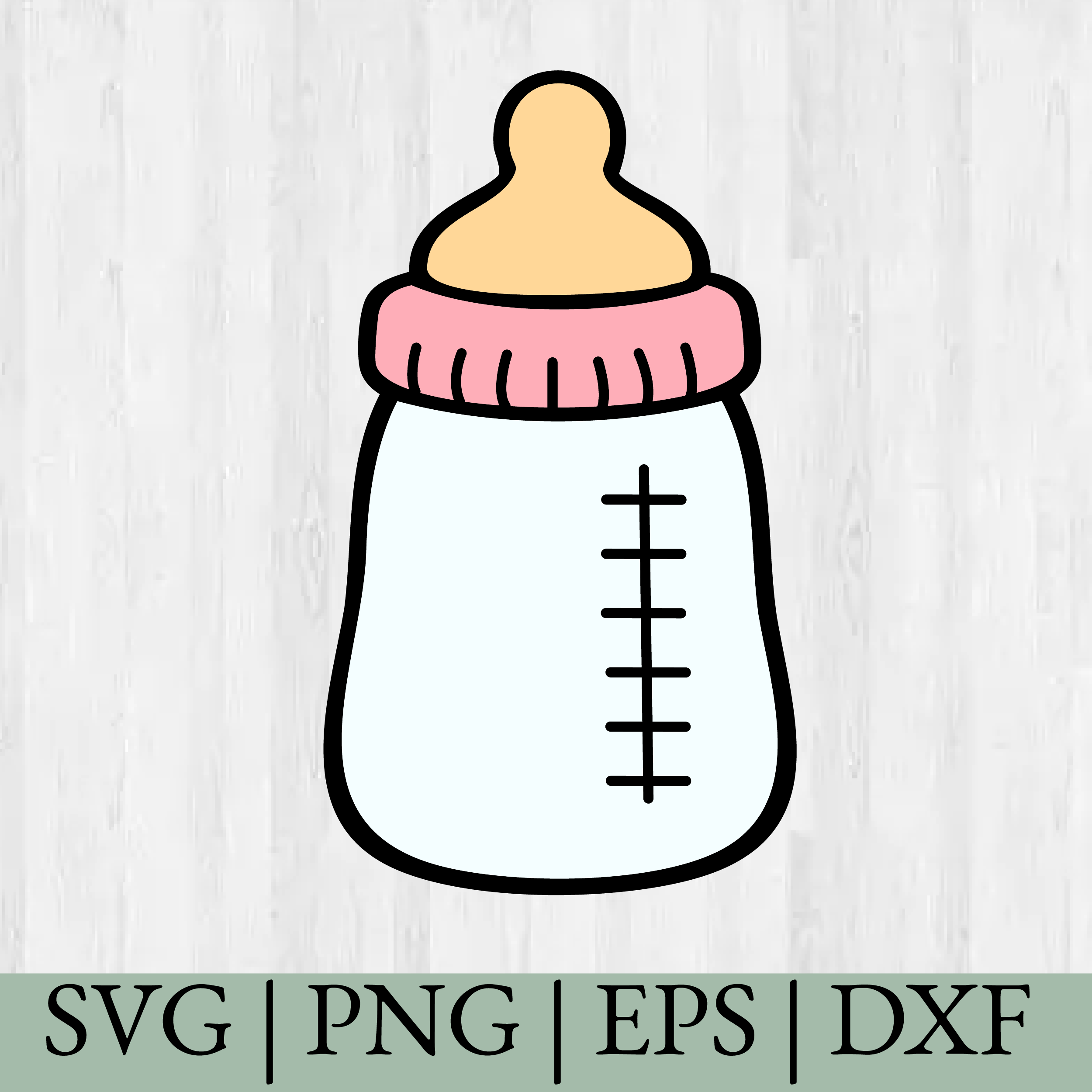 Baby Bottle, Gender Reveal- Cricut Cut files, Silhouette Cut Files, Instant Download